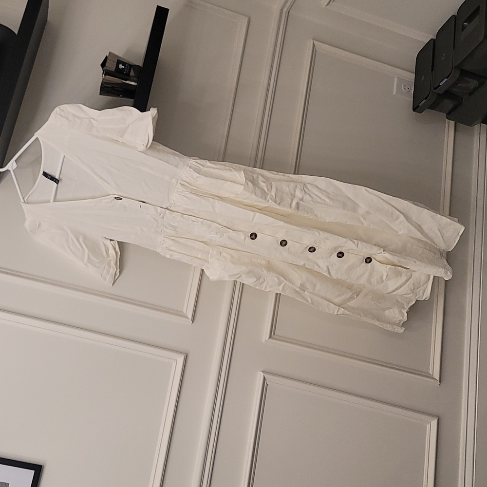 Cream women dress